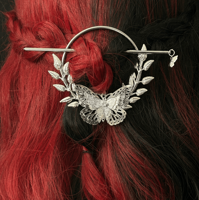 Flutter hair stick barette