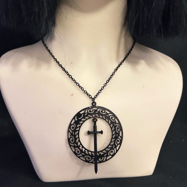 Tarot sword necklace 