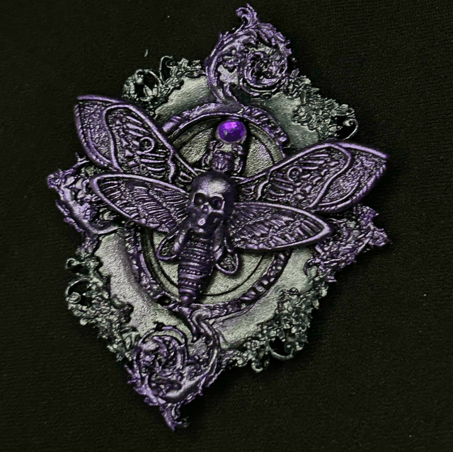 Noctua brooch/clip