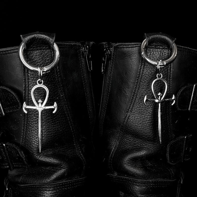 Vampire Ankh Boot clips