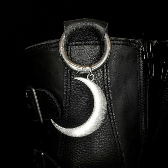 Crescent moon Boot Clip