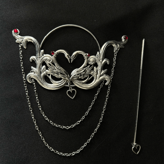 Vow hair stick barette