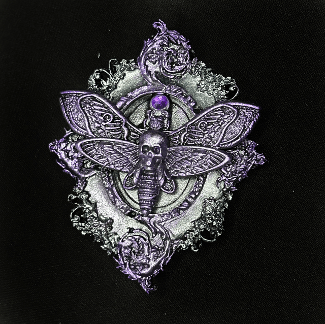 Noctua brooch/clip