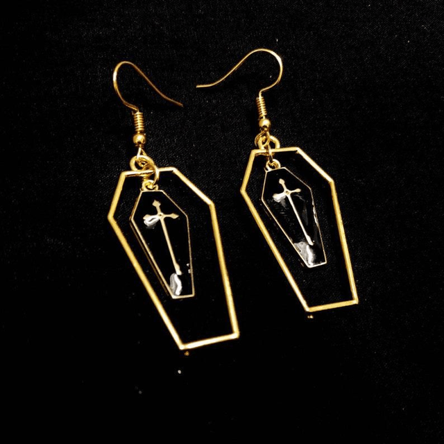 Cemetery earrings
