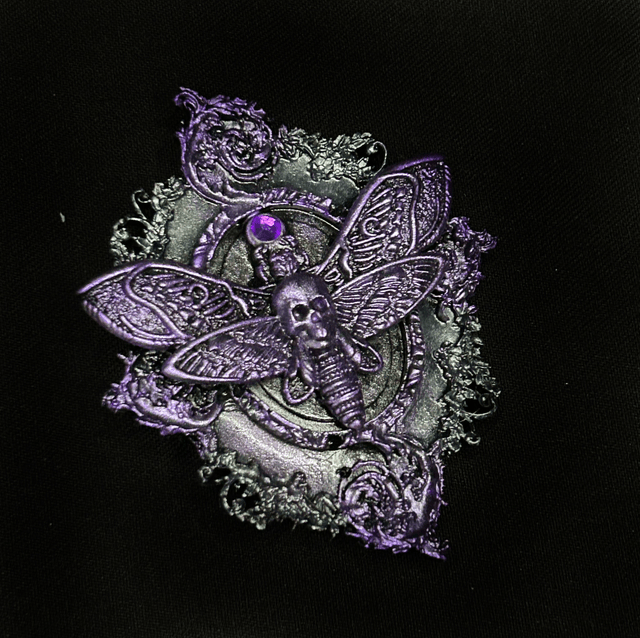 Noctua brooch/clip
