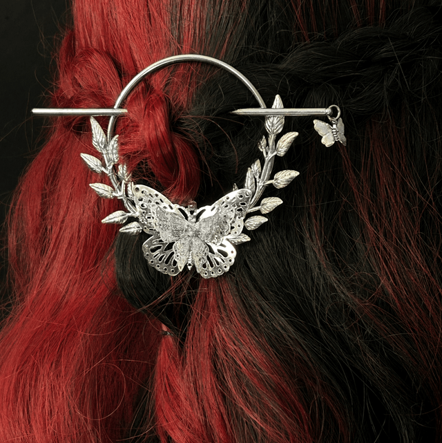 Flutter hair stick barette