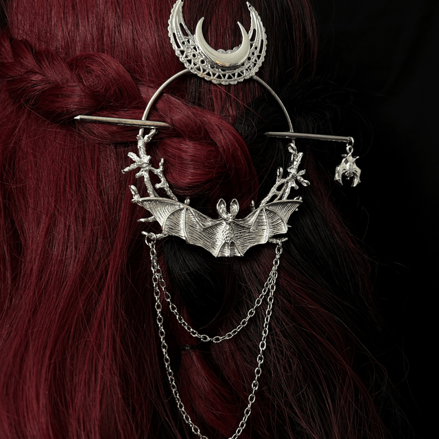 Nocturnal hair stick barette
