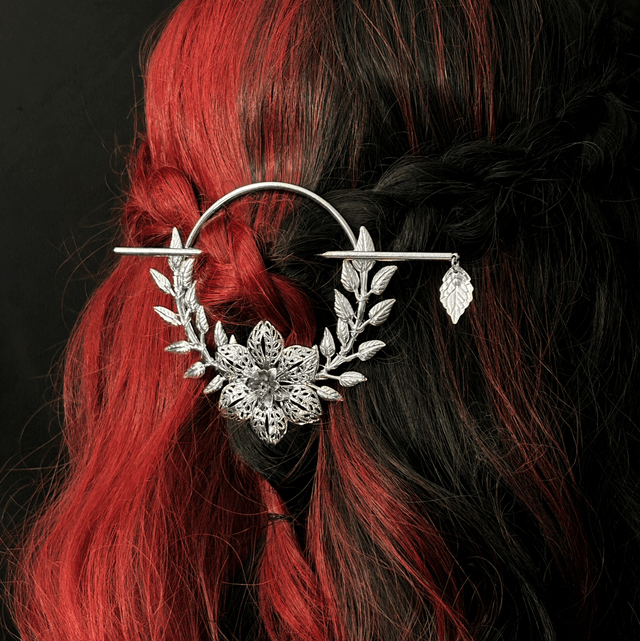 Flora hair stick barette