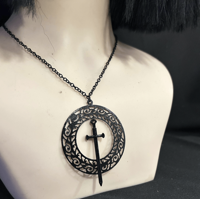 Tarot sword necklace 