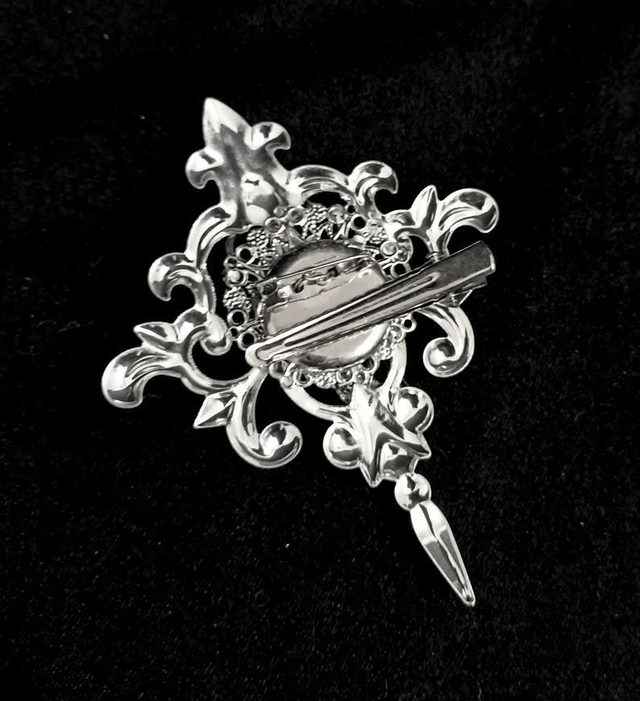 Raven brooch/clip