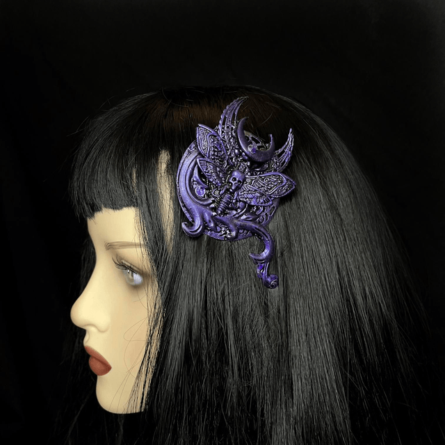 Death Moth Brooch/Clip