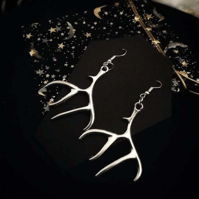 Antler earrings 