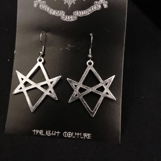 Hexagram earrings