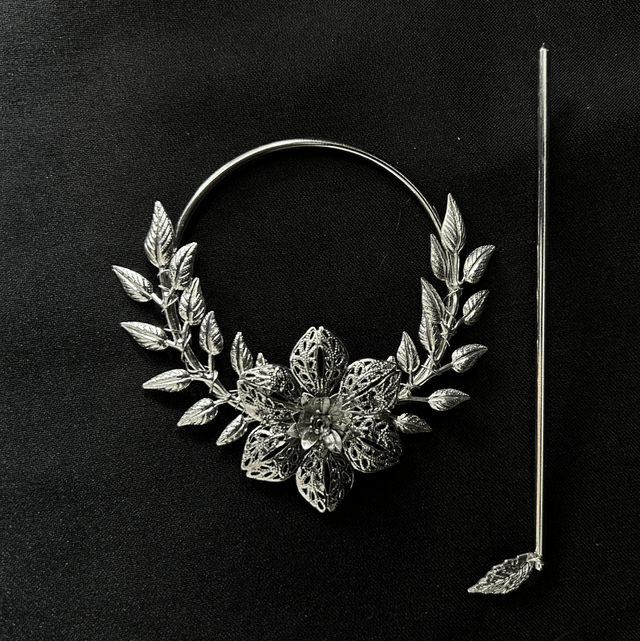 Flora hair stick barette