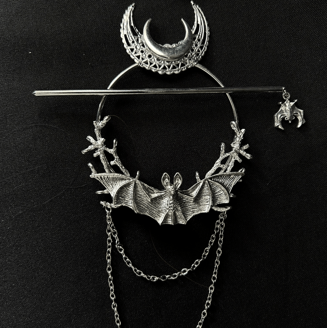 Nocturnal hair stick barette