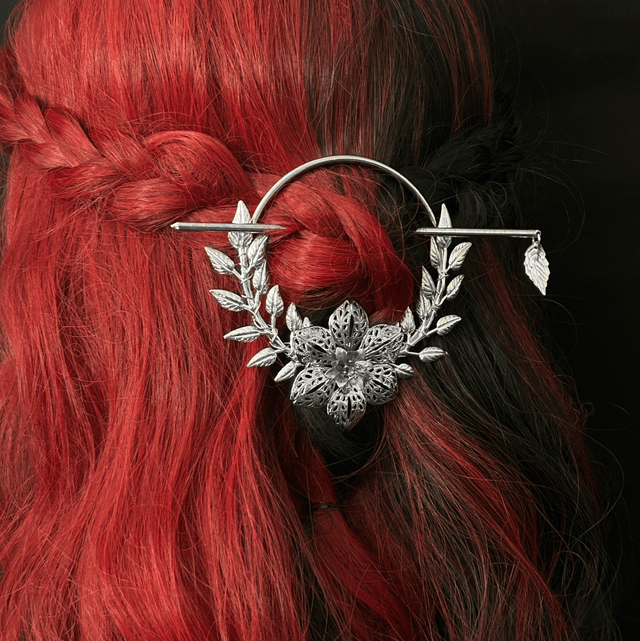 Flora hair stick barette