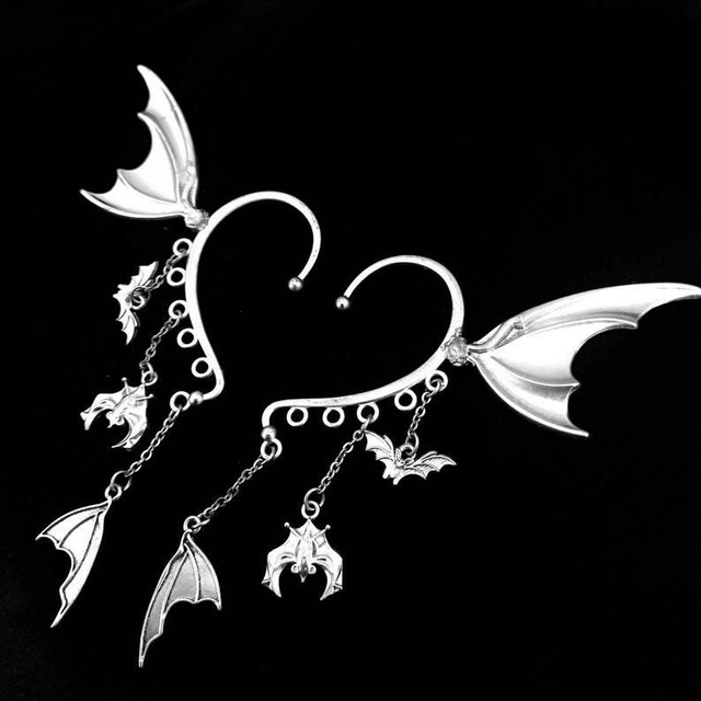 Bat wing ear cuff