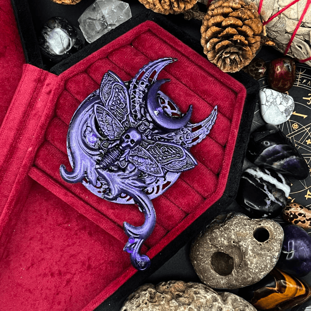 Death Moth Brooch/Clip