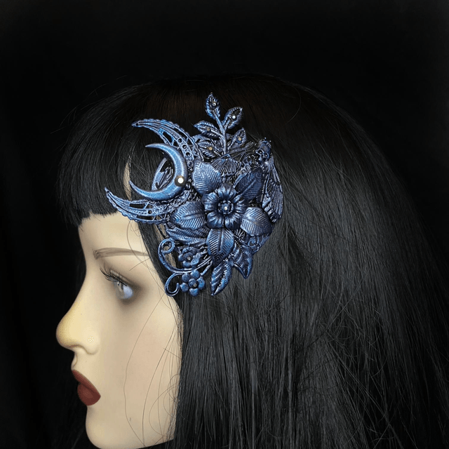 Moth Moon Brooch/Clip
