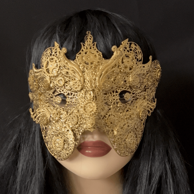 Steampunk gold mask