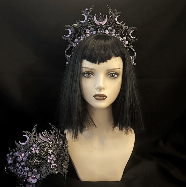 Lunara mask and crown set 