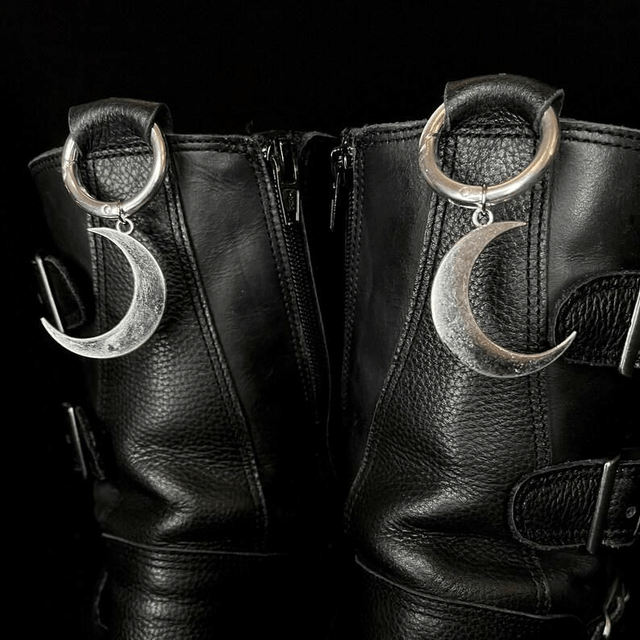 Crescent moon Boot Clip