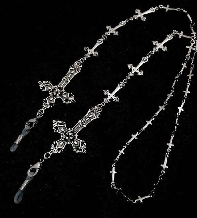 Gothic Cross Glasses chain