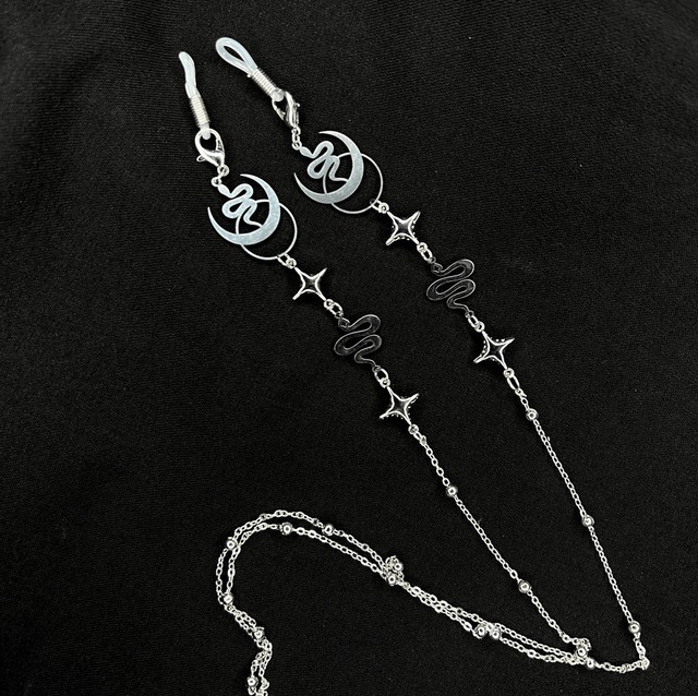 Cosmic coil glasses chains 