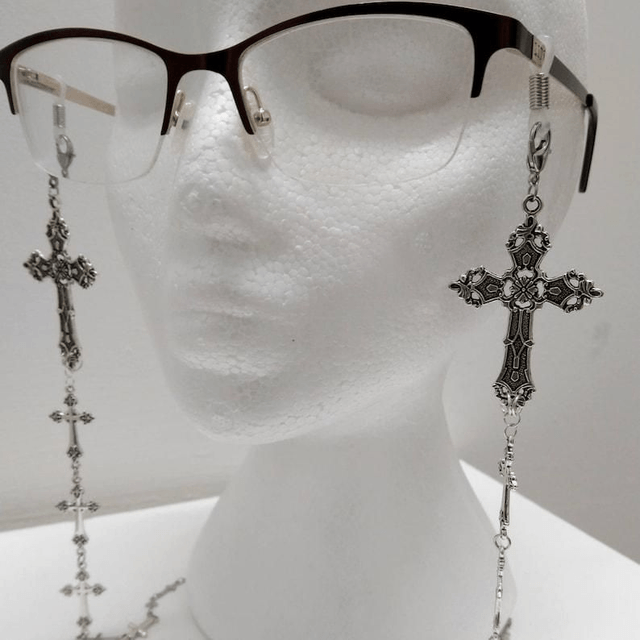 Gothic Cross Glasses chain