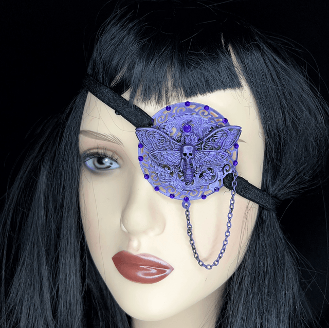 Death moth eyepatch