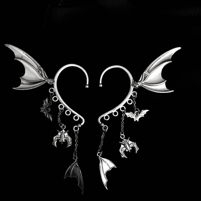 Bat wing ear cuff
