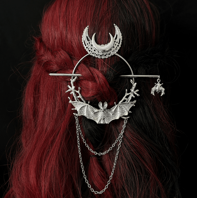 Nocturnal hair stick barette