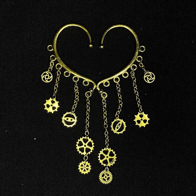 Steampunk ear cuff