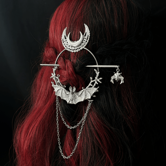 Nocturnal hair stick barette