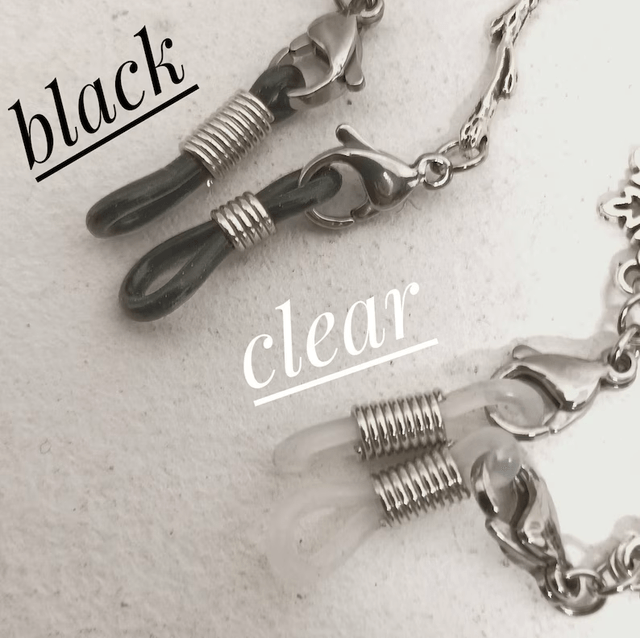 Cute as a button glasses chains