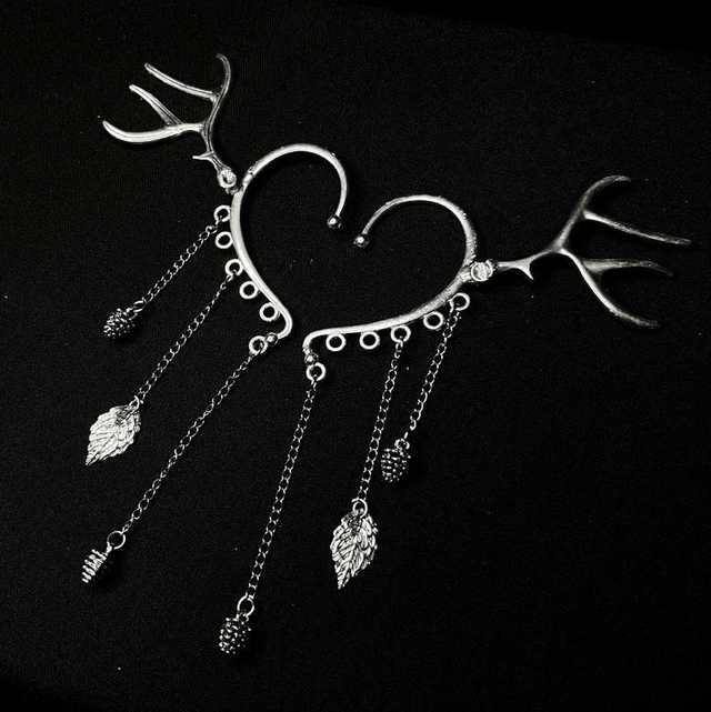 Antler ear cuff