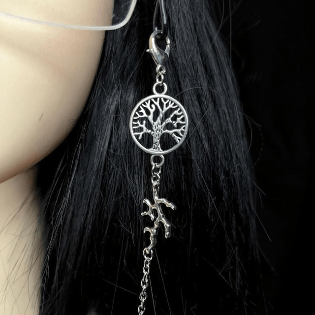Tree of life glass chain