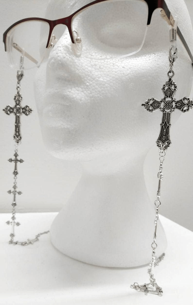 Gothic Cross Glasses chain