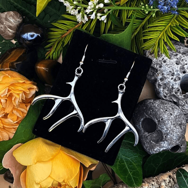 Antler earrings 