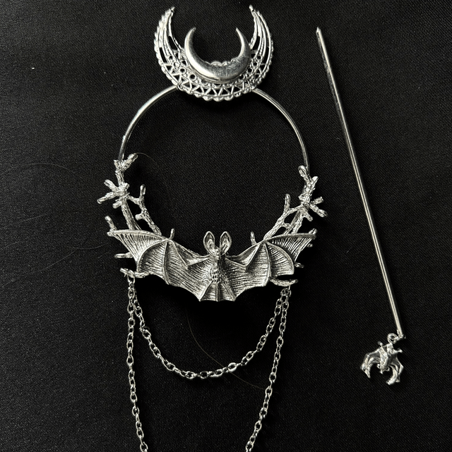 Nocturnal hair stick barette