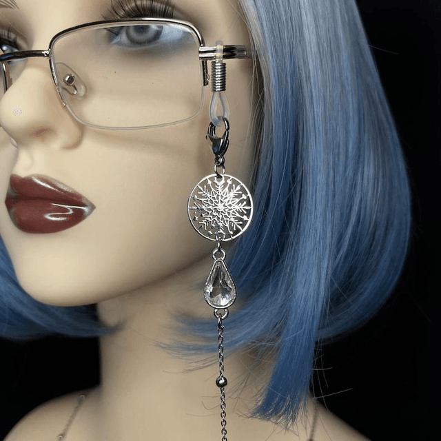 Snowflake glasses chain