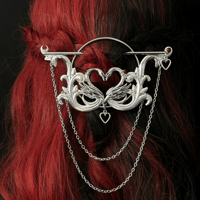 Vow hair stick barette
