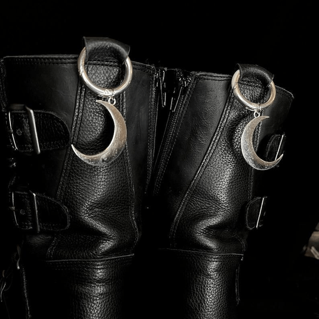 Crescent moon Boot Clip