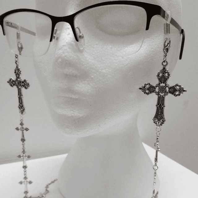 Gothic Cross Glasses chain